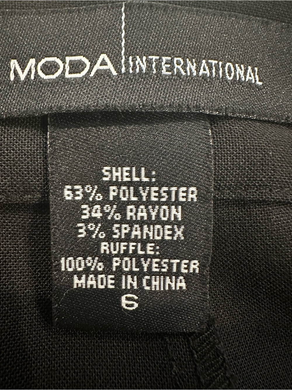 Moda Int'l Layered Look Slacks - Picture 4 of 4